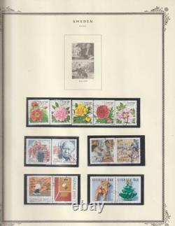 Sweden Collection 2000 -09, 65 + Scott Album Pages MNH, Unused and Used $440.00
