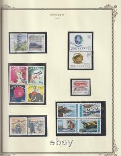 Sweden Collection 2000 -09, 65 + Scott Album Pages MNH, Unused and Used $440.00