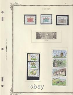 Sweden Collection 2000 -09, 65 + Scott Album Pages MNH, Unused and Used $440.00