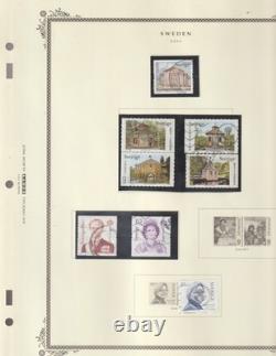 Sweden Collection 2000 -09, 65 + Scott Album Pages MNH, Unused and Used $440.00