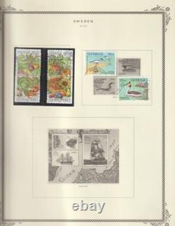 Sweden Collection 2000 -09, 65 + Scott Album Pages MNH, Unused and Used $440.00