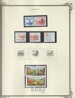 Sweden Collection 2000 -09, 65 + Scott Album Pages MNH, Unused and Used $440.00