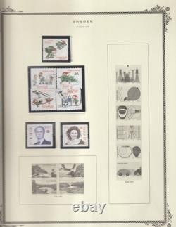 Sweden Collection 2000 -09, 65 + Scott Album Pages MNH, Unused and Used $440.00