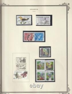 Sweden Collection 2000 -09, 65 + Scott Album Pages MNH, Unused and Used $440.00