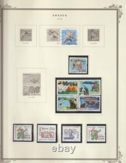 Sweden Collection 2000 -09, 65 + Scott Album Pages MNH, Unused and Used $440.00