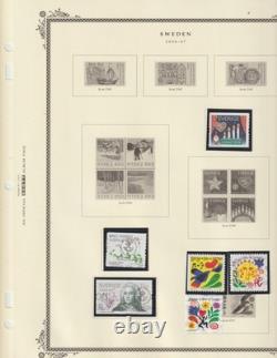 Sweden Collection 2000 -09, 65 + Scott Album Pages MNH, Unused and Used $440.00