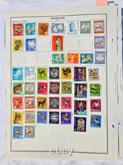 Switzerland Collection Of 1,100 Mlh & Used Stamps, 1862-2017 41 Album+ Pages