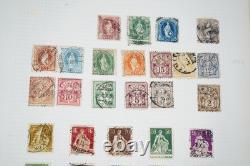 Switzerland Collection Of 1,250+ Used Stamps Stored In Album