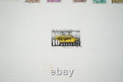 Switzerland Collection Of 1,250+ Used Stamps Stored In Album