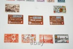 Switzerland Collection Of 1,250+ Used Stamps Stored In Album
