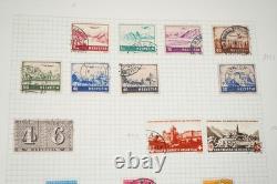 Switzerland Collection Of 1,250+ Used Stamps Stored In Album
