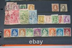 Switzerland Collection Of 2,300+ Stamps Mint & Used On Stock Pages In Album