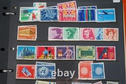 Switzerland Collection Of 2,300+ Stamps Mint & Used On Stock Pages In Album