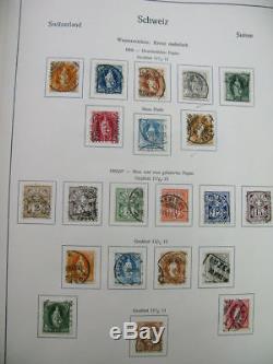 Switzerland Early Power Stamp Collection Ka-Be Album