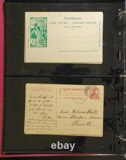 Switzerland Postal Stationery Stamp Collection Album ZAYIX