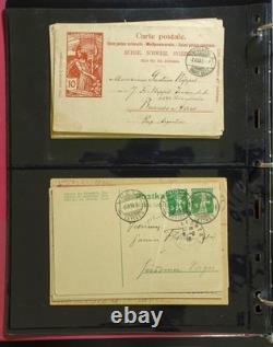Switzerland Postal Stationery Stamp Collection Album ZAYIX