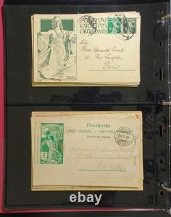 Switzerland Postal Stationery Stamp Collection Album ZAYIX