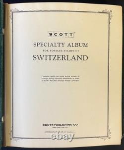 Switzerland Stamp Collection Scott Specialty Album Mint & Used 1843-1990 ZAYIX