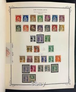 Switzerland Stamp Collection Scott Specialty Album Mint & Used 1843-1990 ZAYIX