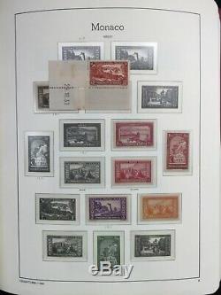 TCStamps 3x Album MONACO Postage Stamp Collection Near COMPLETE Lighthouse MNH