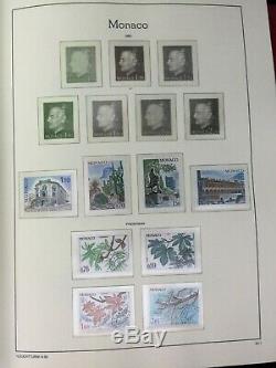 TCStamps 3x Album MONACO Postage Stamp Collection Near COMPLETE Lighthouse MNH