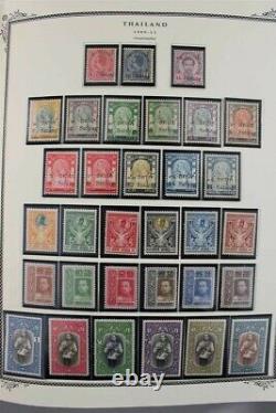 THAILAND Unused 1883-2008 3x Scott Album PREMIUM Investment Stamp Collection