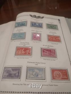 TWO United States Stamp Collections In Perfect Albums 1900s Fwd. View And See