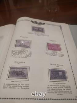 TWO United States Stamp Collections In Perfect Albums 1900s Fwd. View And See