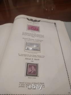 TWO United States Stamp Collections In Perfect Albums 1900s Fwd. View And See