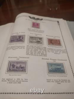 TWO United States Stamp Collections In Perfect Albums 1900s Fwd. View And See