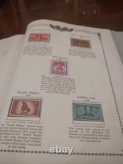 TWO United States Stamp Collections In Perfect Albums 1900s Fwd. View And See