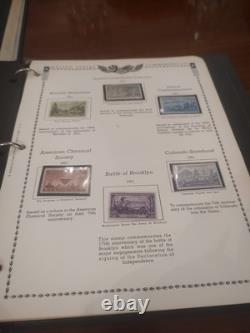 TWO United States Stamp Collections In Perfect Albums 1900s Fwd. View And See