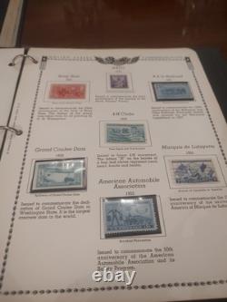 TWO United States Stamp Collections In Perfect Albums 1900s Fwd. View And See