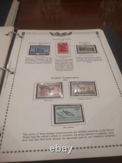 TWO United States Stamp Collections In Perfect Albums 1900s Fwd. View And See