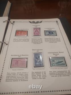 TWO United States Stamp Collections In Perfect Albums 1900s Fwd. View And See