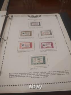 TWO United States Stamp Collections In Perfect Albums 1900s Fwd. View And See