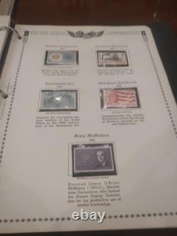 TWO United States Stamp Collections In Perfect Albums 1900s Fwd. View And See