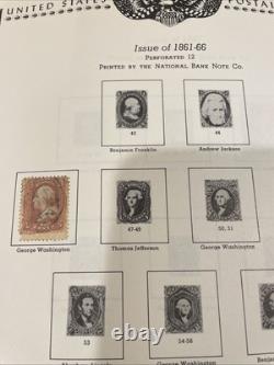 The All American Stamp Album 1847-1972 With Several Collectible Stamps- See Photos