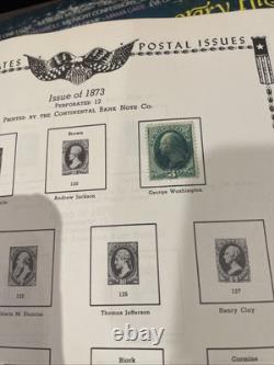 The All American Stamp Album 1847-1972 With Several Collectible Stamps- See Photos