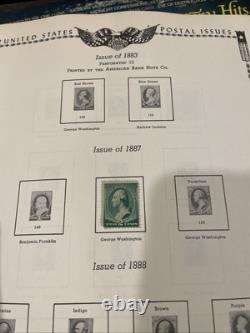 The All American Stamp Album 1847-1972 With Several Collectible Stamps- See Photos