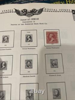 The All American Stamp Album 1847-1972 With Several Collectible Stamps- See Photos