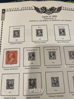 The All American Stamp Album 1847-1972 With Several Collectible Stamps- See Photos