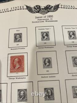 The All American Stamp Album 1847-1972 With Several Collectible Stamps- See Photos