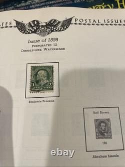 The All American Stamp Album 1847-1972 With Several Collectible Stamps- See Photos