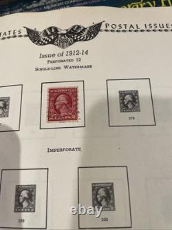 The All American Stamp Album 1847-1972 With Several Collectible Stamps- See Photos