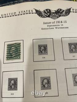 The All American Stamp Album 1847-1972 With Several Collectible Stamps- See Photos