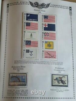 The All American Stamp Album Commemorative Collection 1893 -1988 1,259 stamps