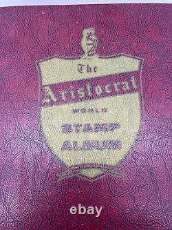 The Aristocrat World Stamp Album Many Foreign Stamps