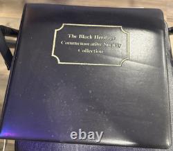 The Black Heritage Commemorative Series Stamp Collection, Album & 79 Pages with