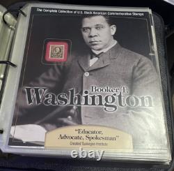The Black Heritage Commemorative Series Stamp Collection, Album & 79 Pages with